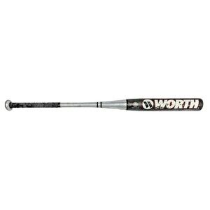 Official Worth 3DX Dimension Technology 34" Black Softball Bat 27oz